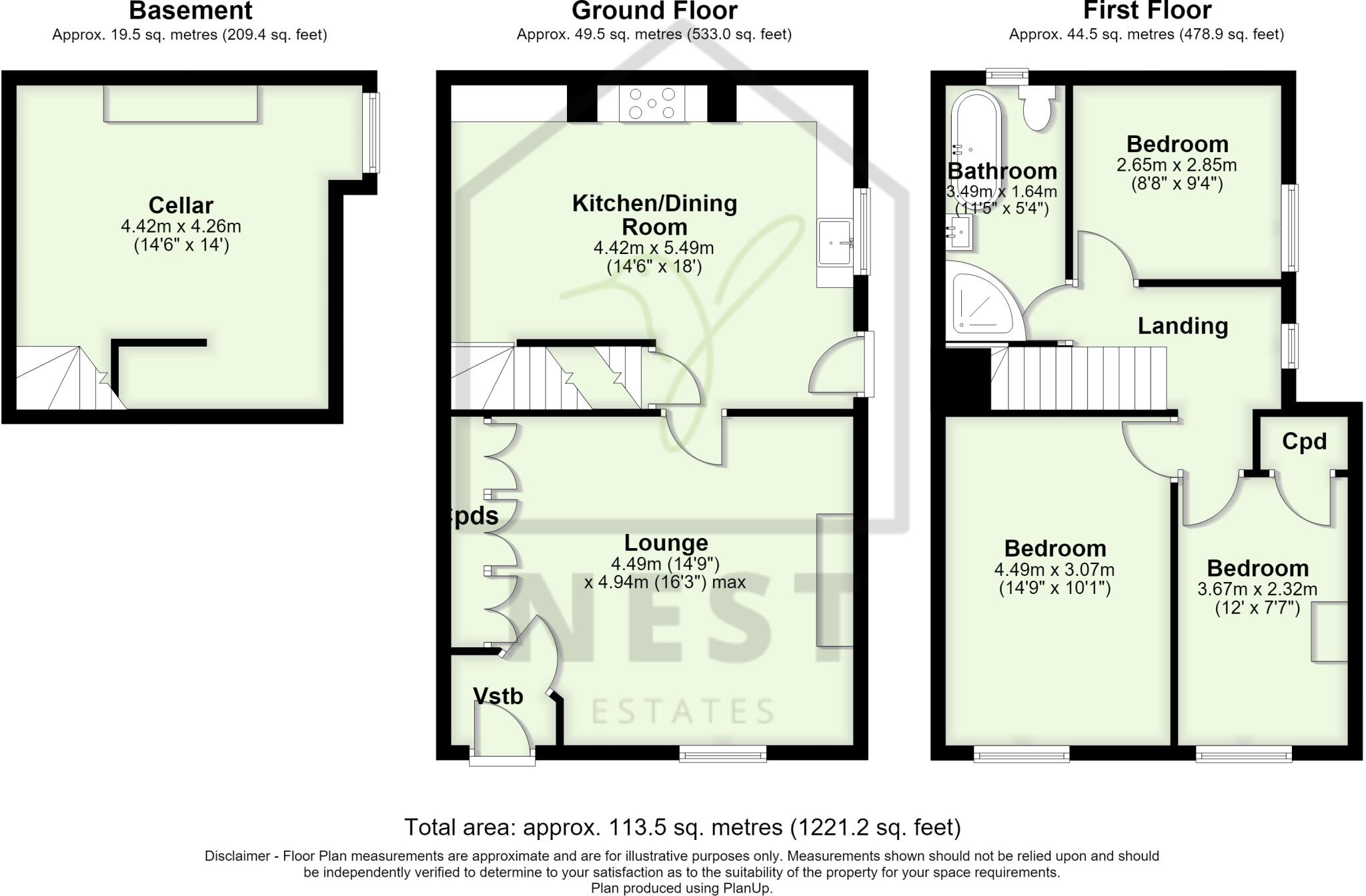 Market Street, Healey, Whitworth, Rochdale, Lancashire floorplan