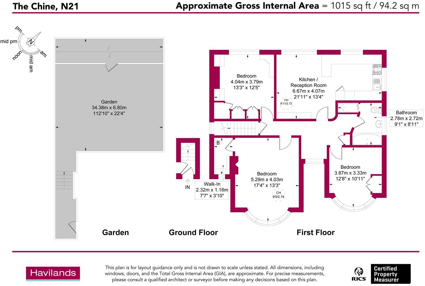 The Chine floorplan