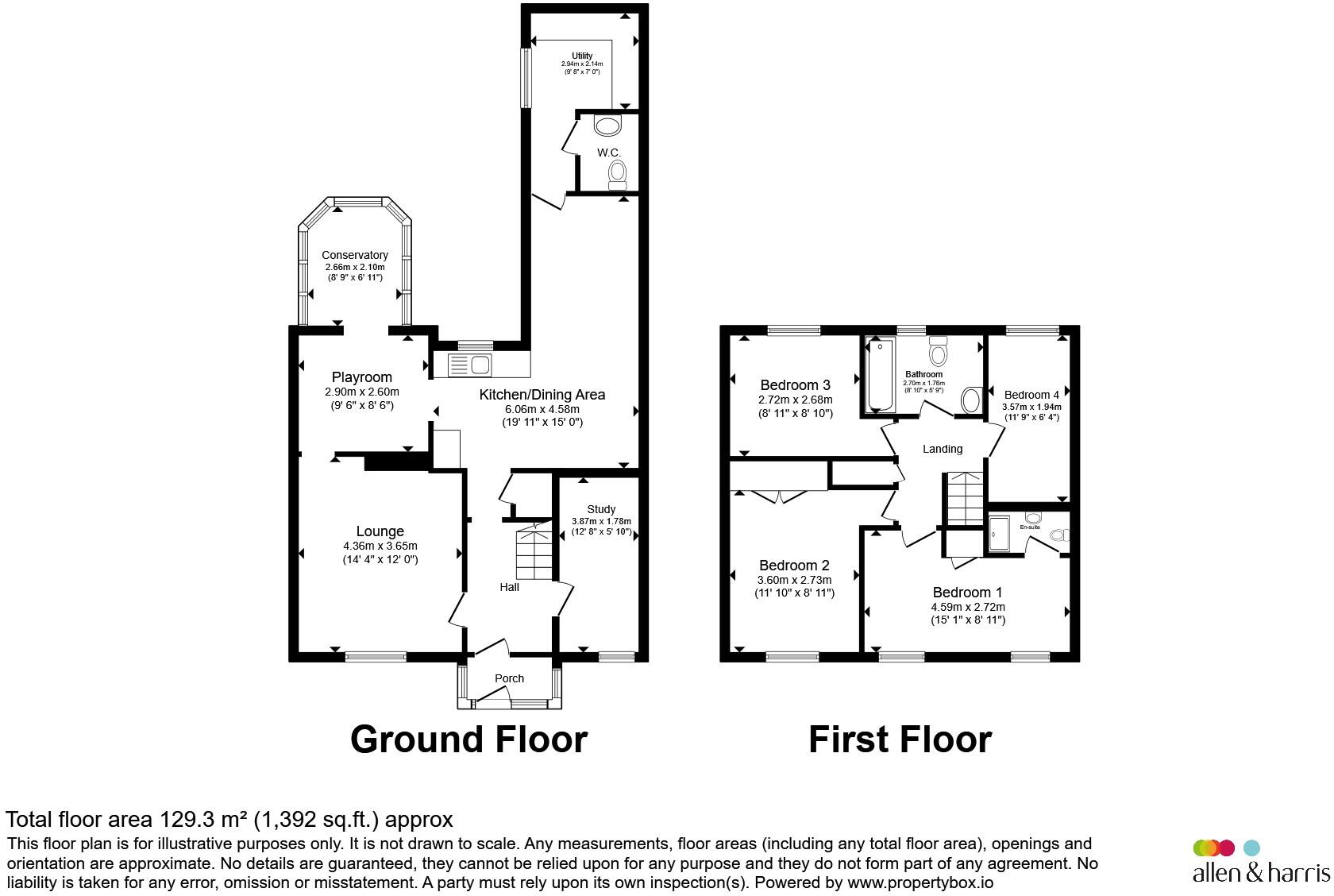 Conway Drive, Barry floorplan