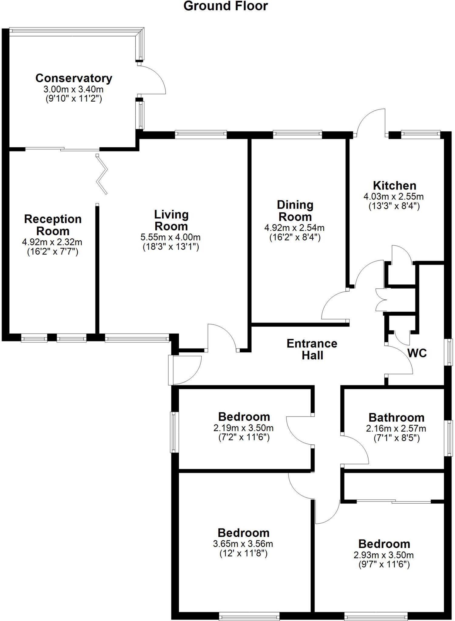 Almond Court, Lincoln, LN6 floorplan