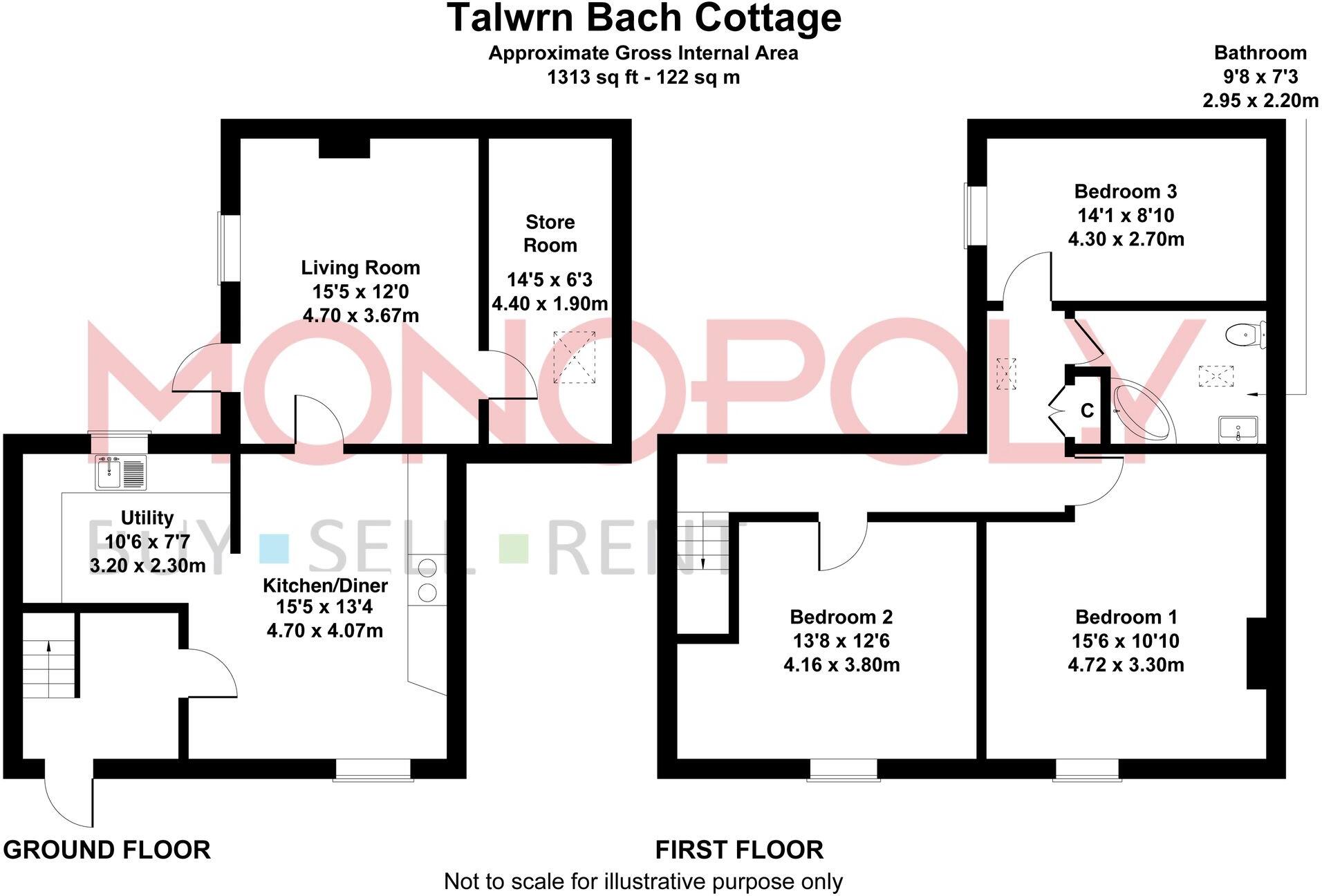 Llanbedr, LL45 floorplan
