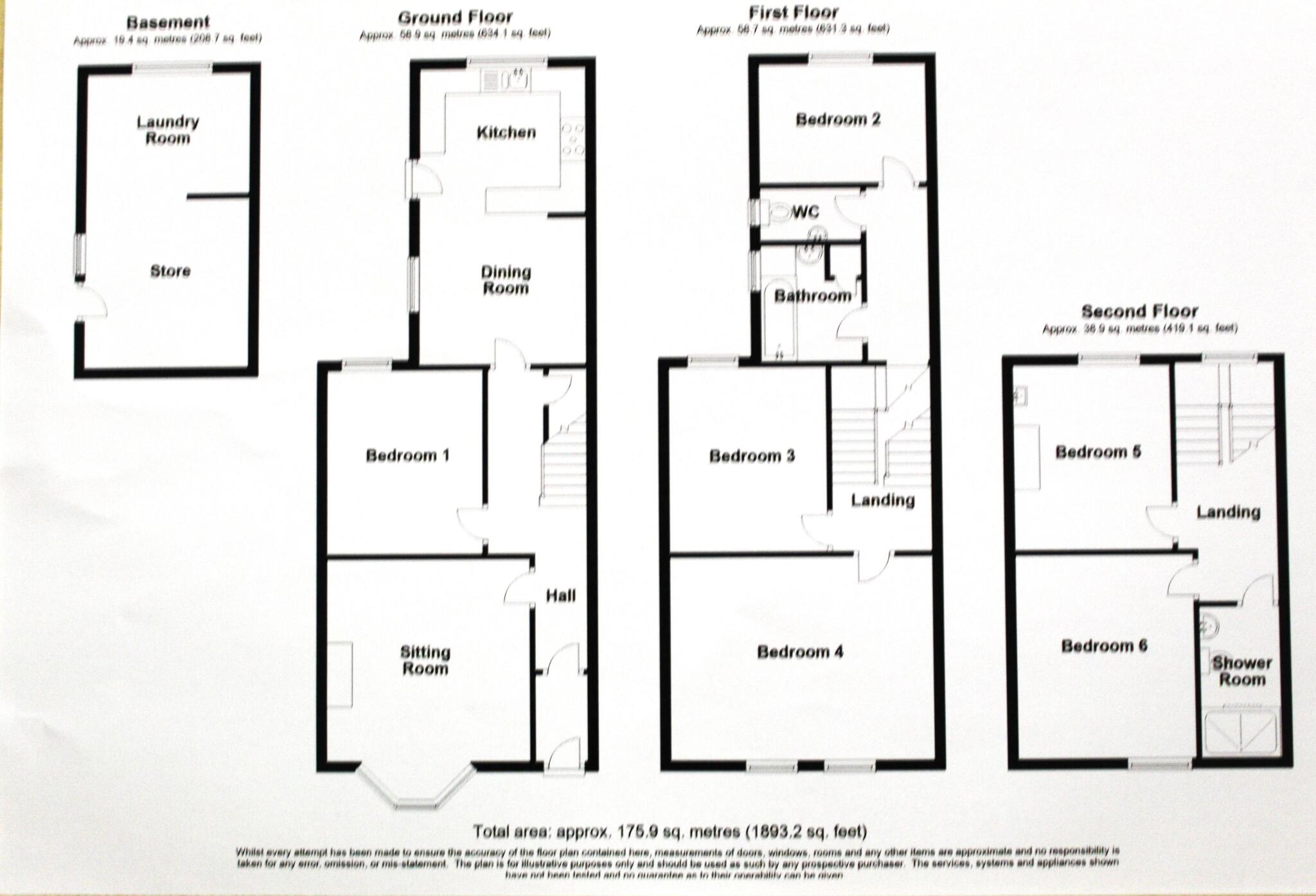 Dinham Road, Exeter floorplan