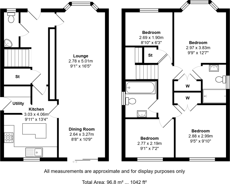 5 Thetford Grove, Glenboig, Coatbridge ML5 2TH floorplan