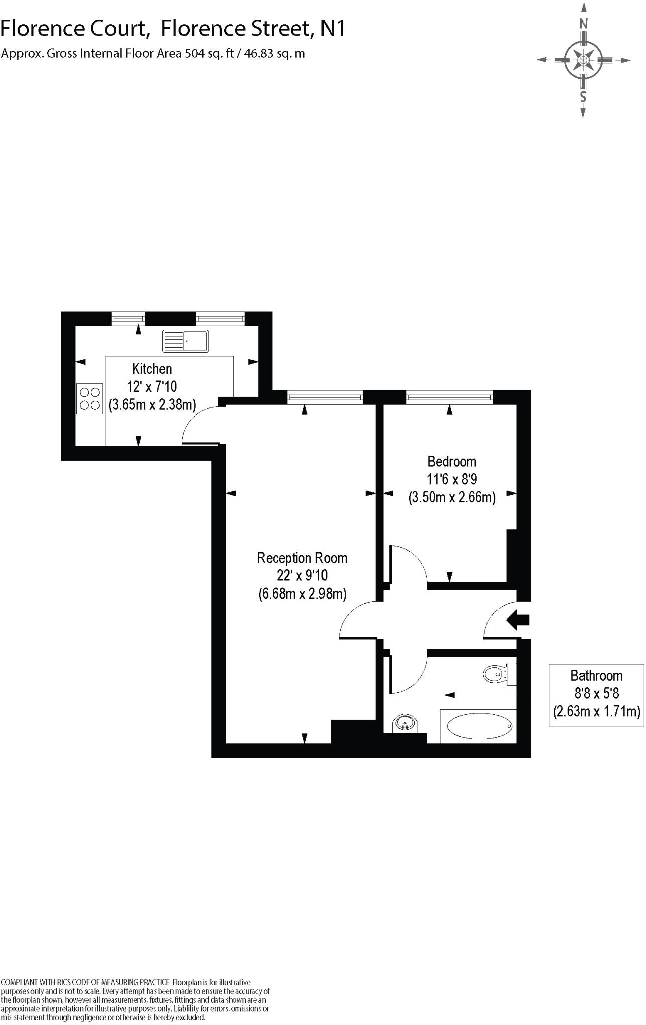 Florence Street, London, N1 floorplan
