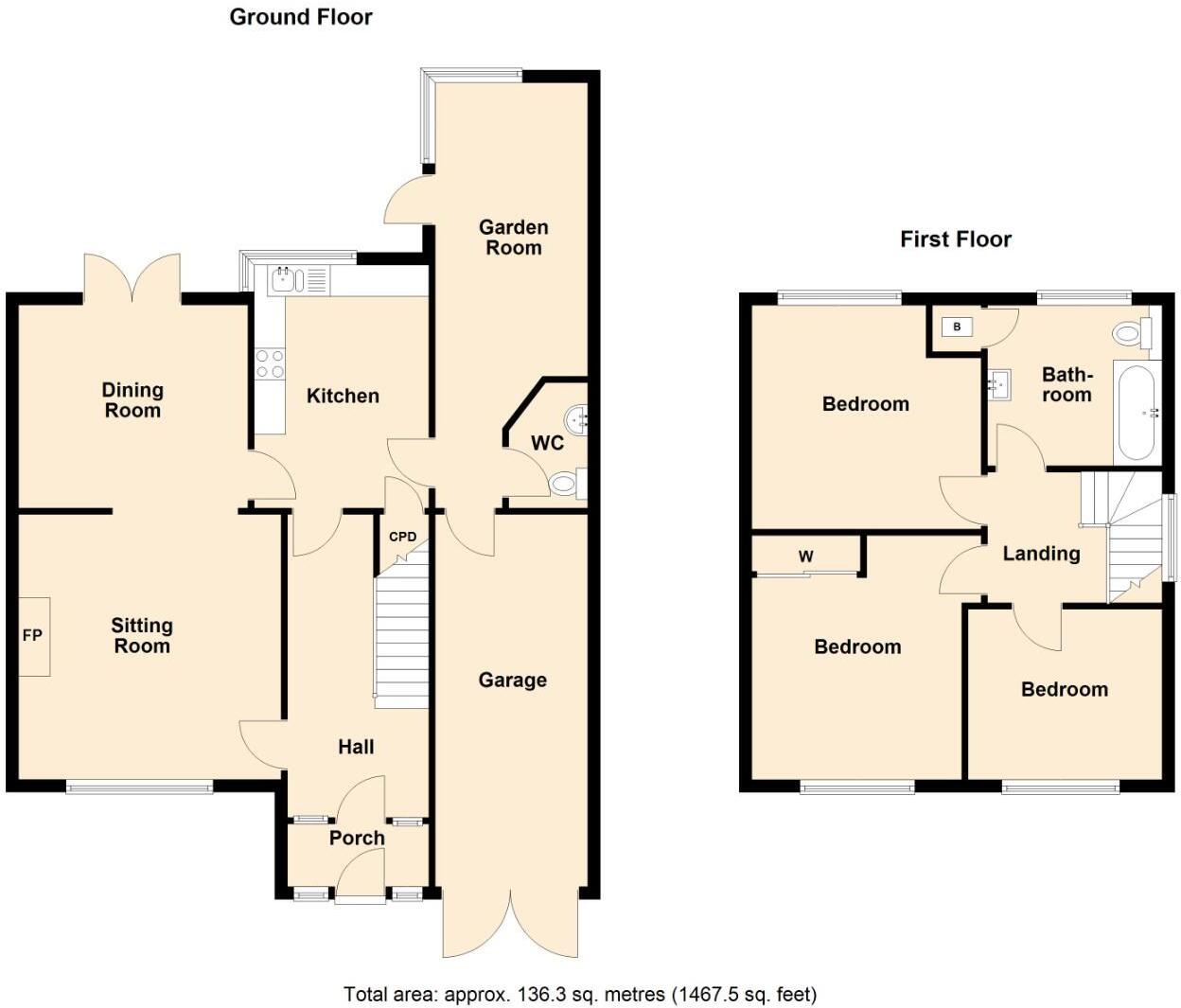 Offchurch Road, Royal Leamington Spa floorplan