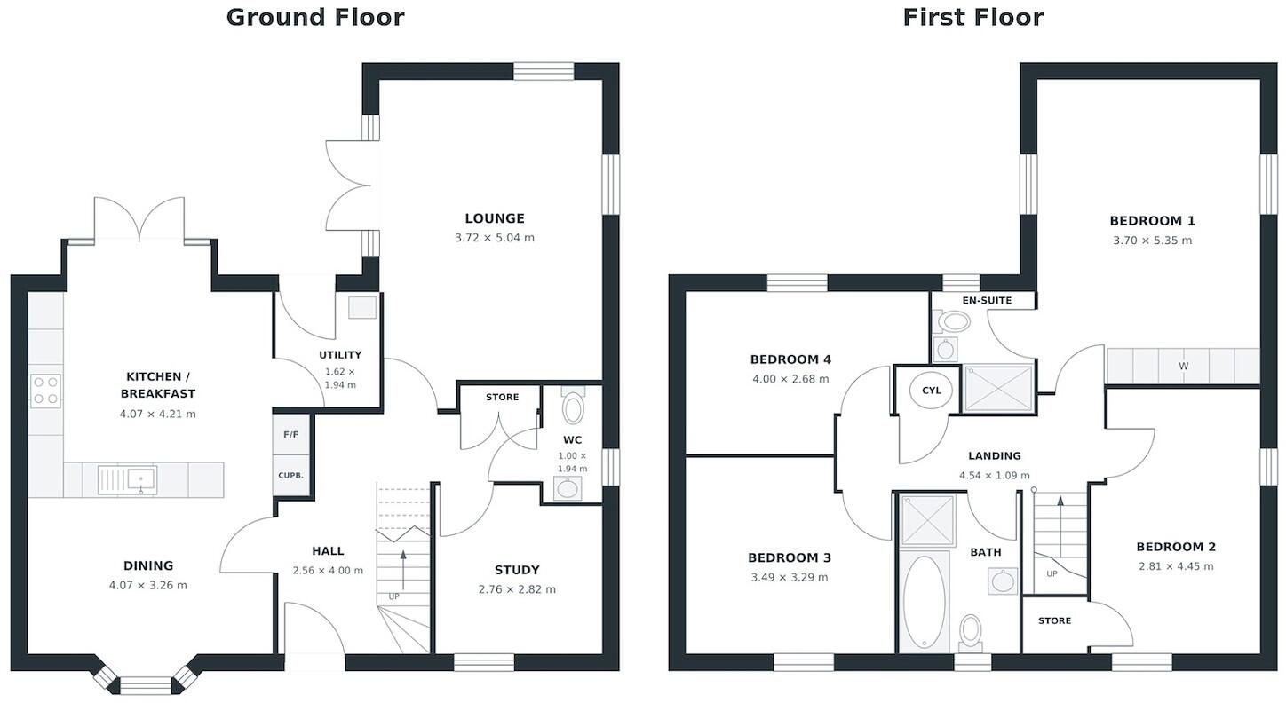 Clements Drive, Eaton Leys, Milton Keynes floorplan