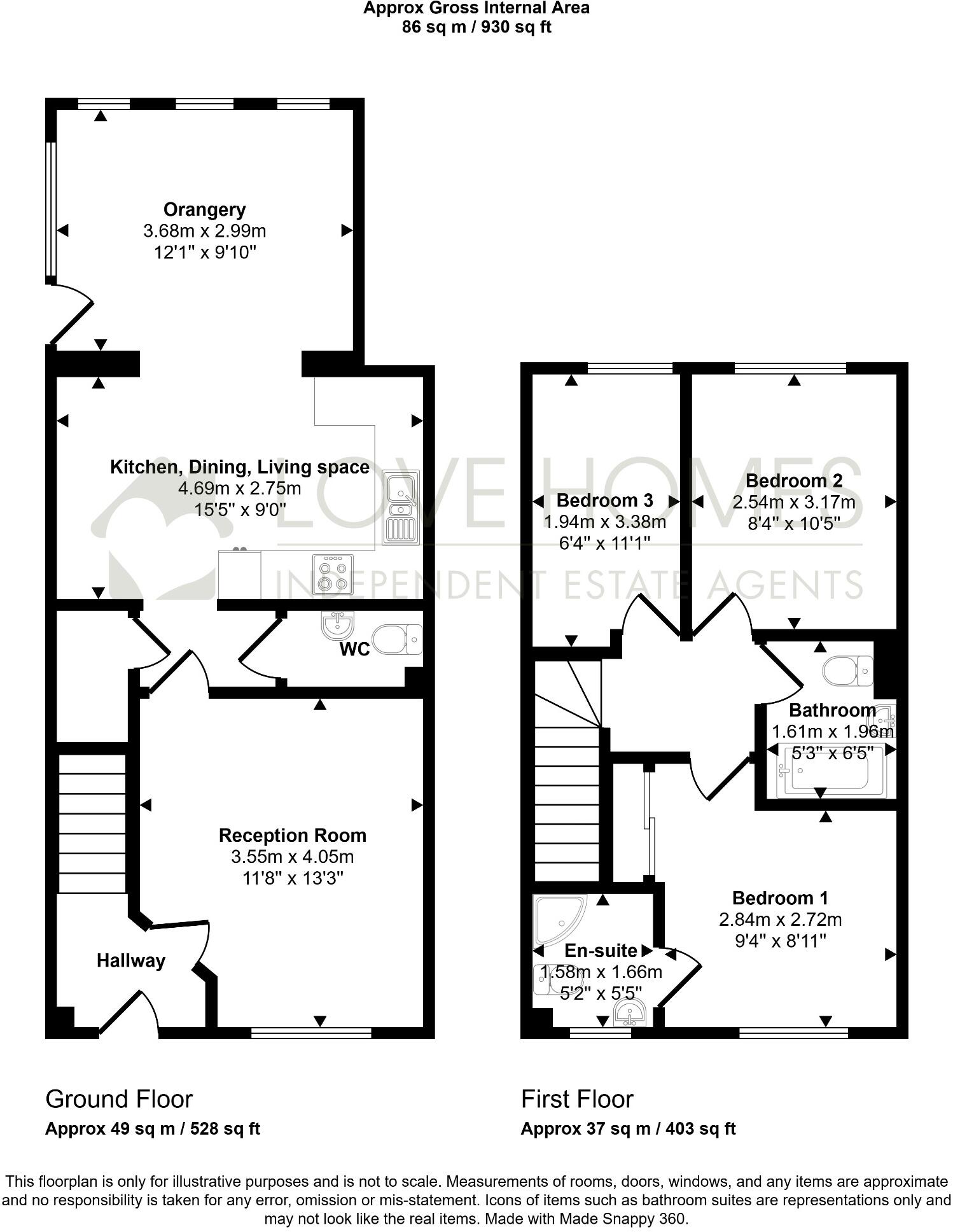 Tattersall Road, Whittingham, Preston, PR3 floorplan