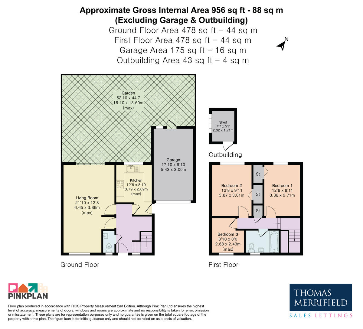 Rosebay Crescent, Wantage, OX12 floorplan