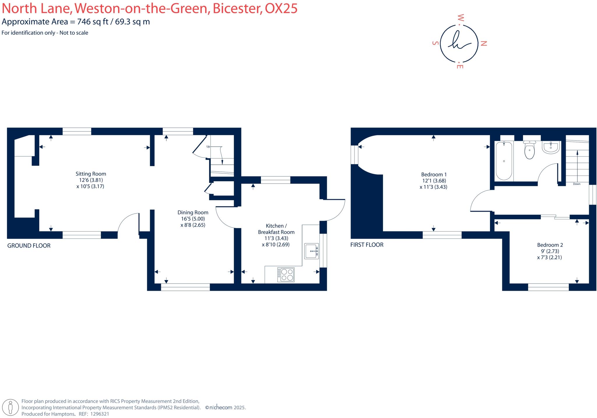 North Lane, Weston-On-The-Green, OX25 floorplan