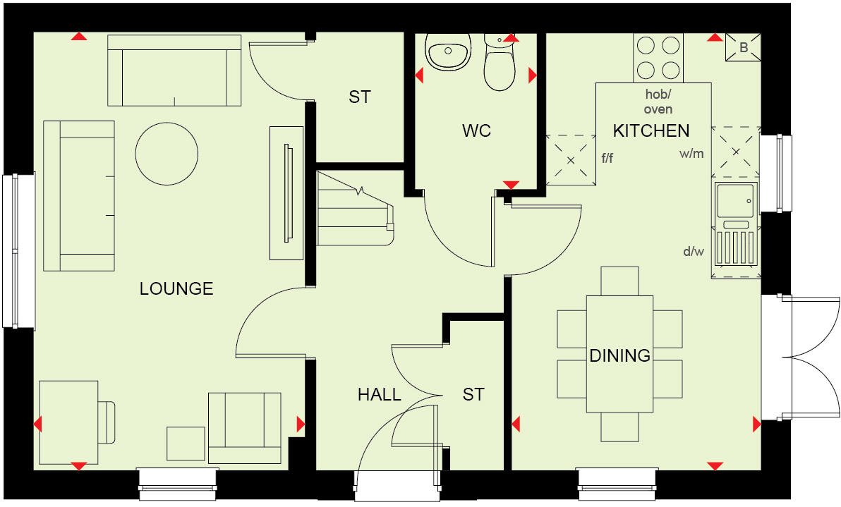 Oxlip Blvd, 
Ipswich, 
Suffolk, 
IP1 6FA floorplan