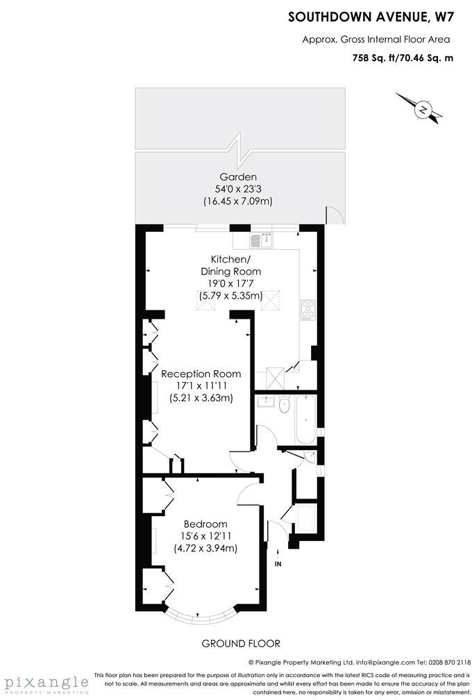 Southdown Avenue, Hanwell floorplan