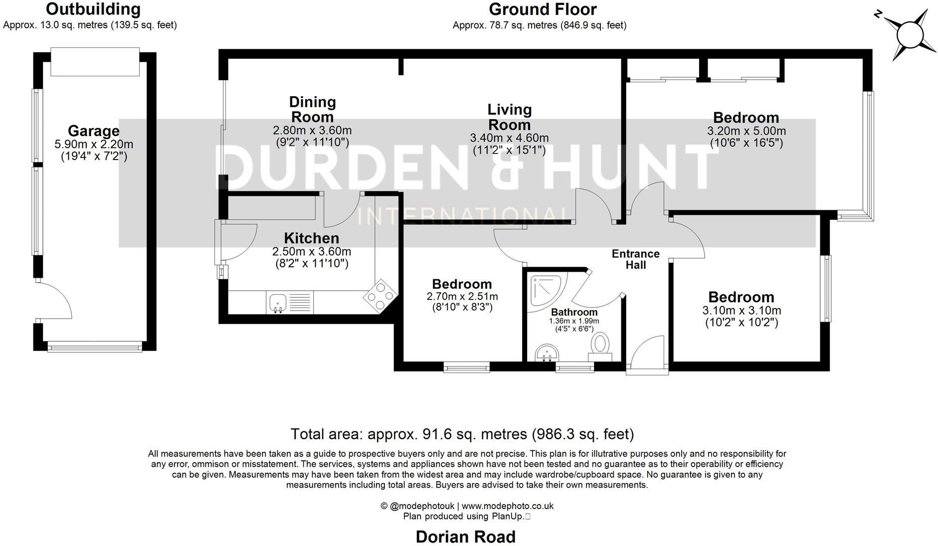 Dorian Road, Hornchurch, RM12 floorplan