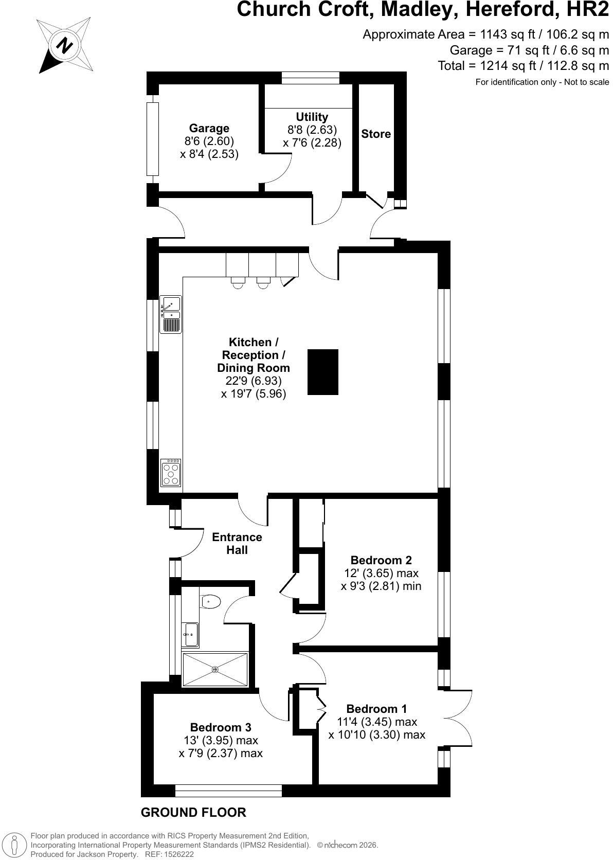 Church Croft, Madley, Hereford floorplan