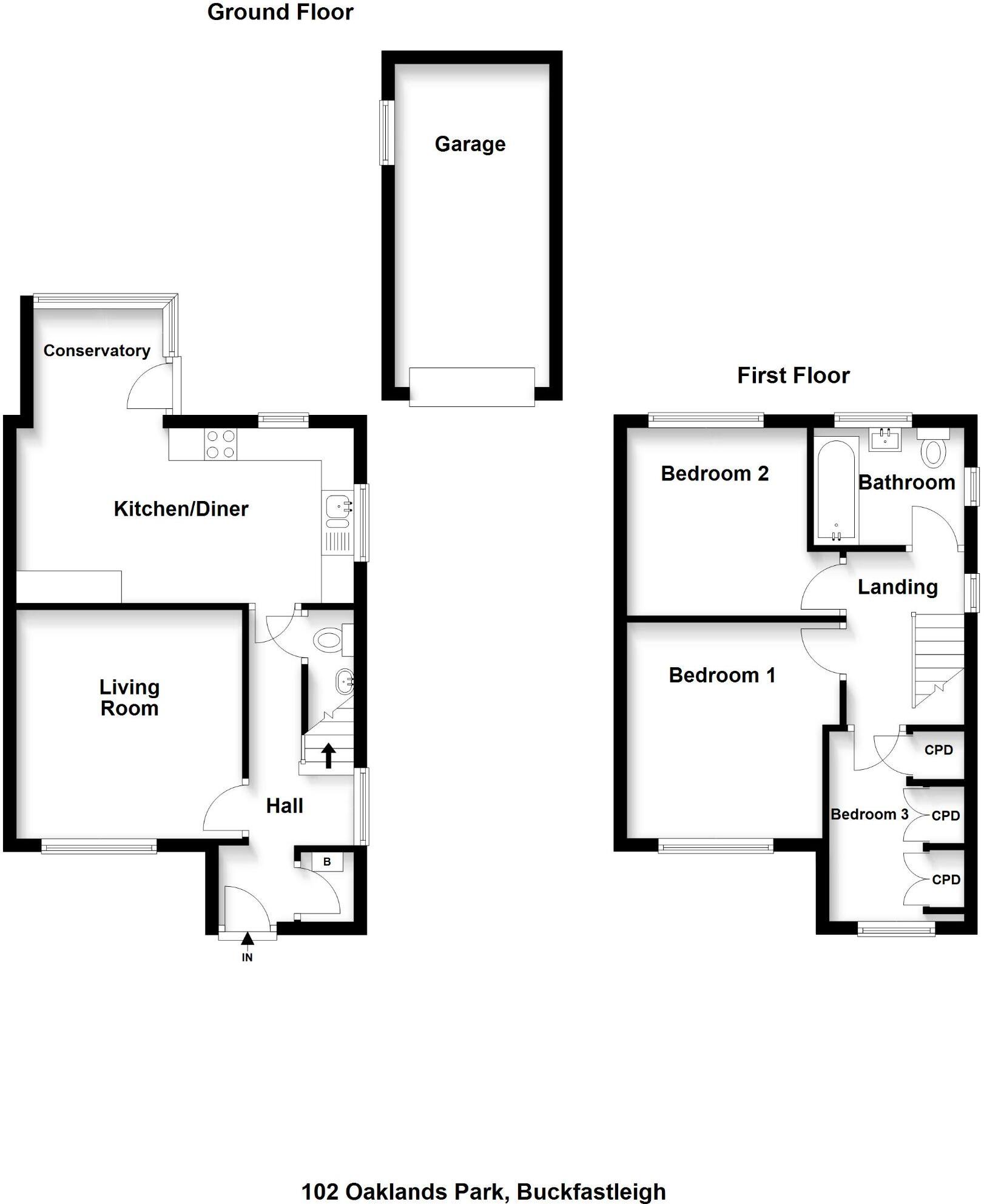 Oaklands Park, Buckfastleigh floorplan