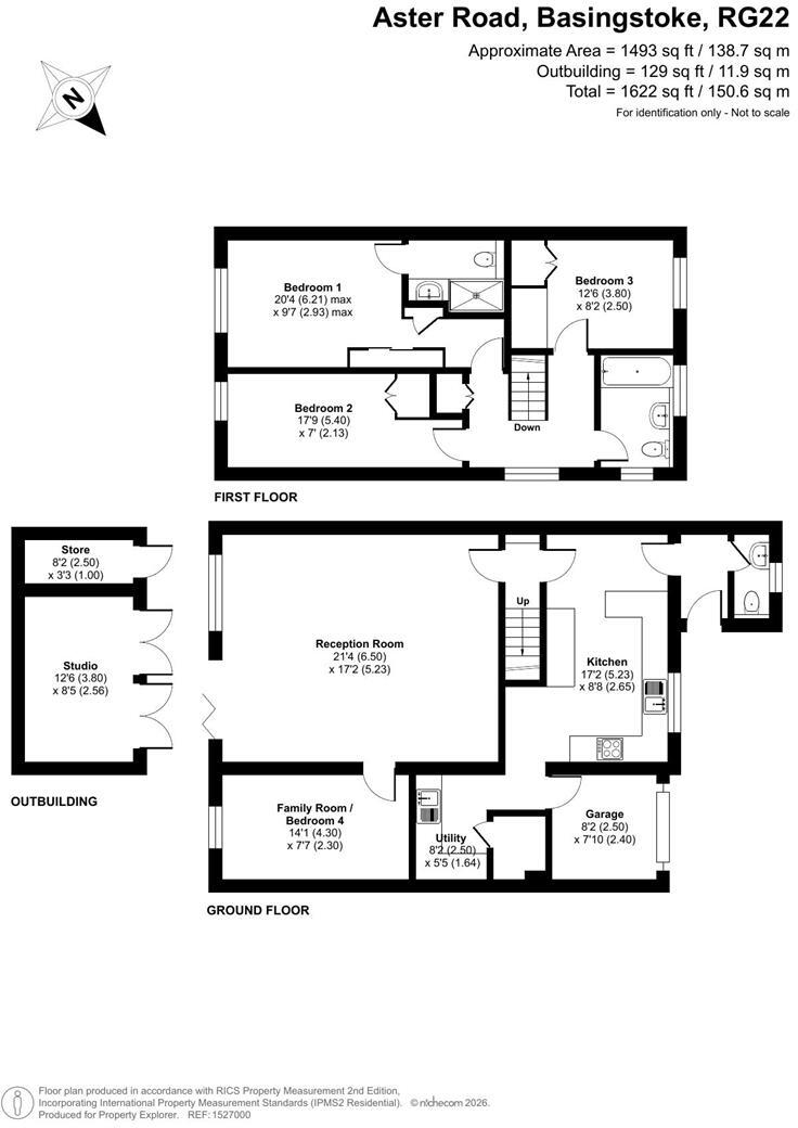 Aster Road, Kempshott floorplan