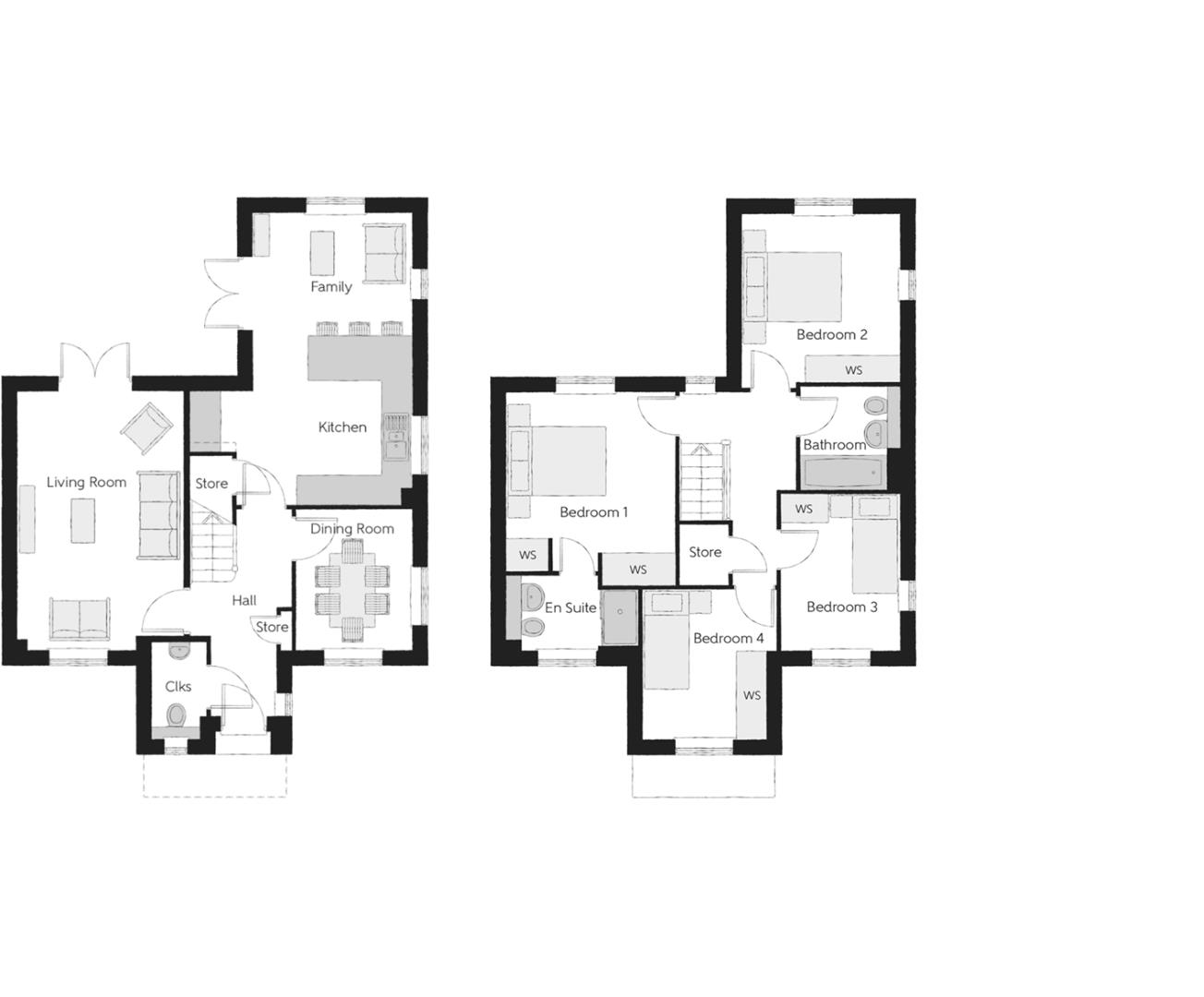 The Silversmith floorplan