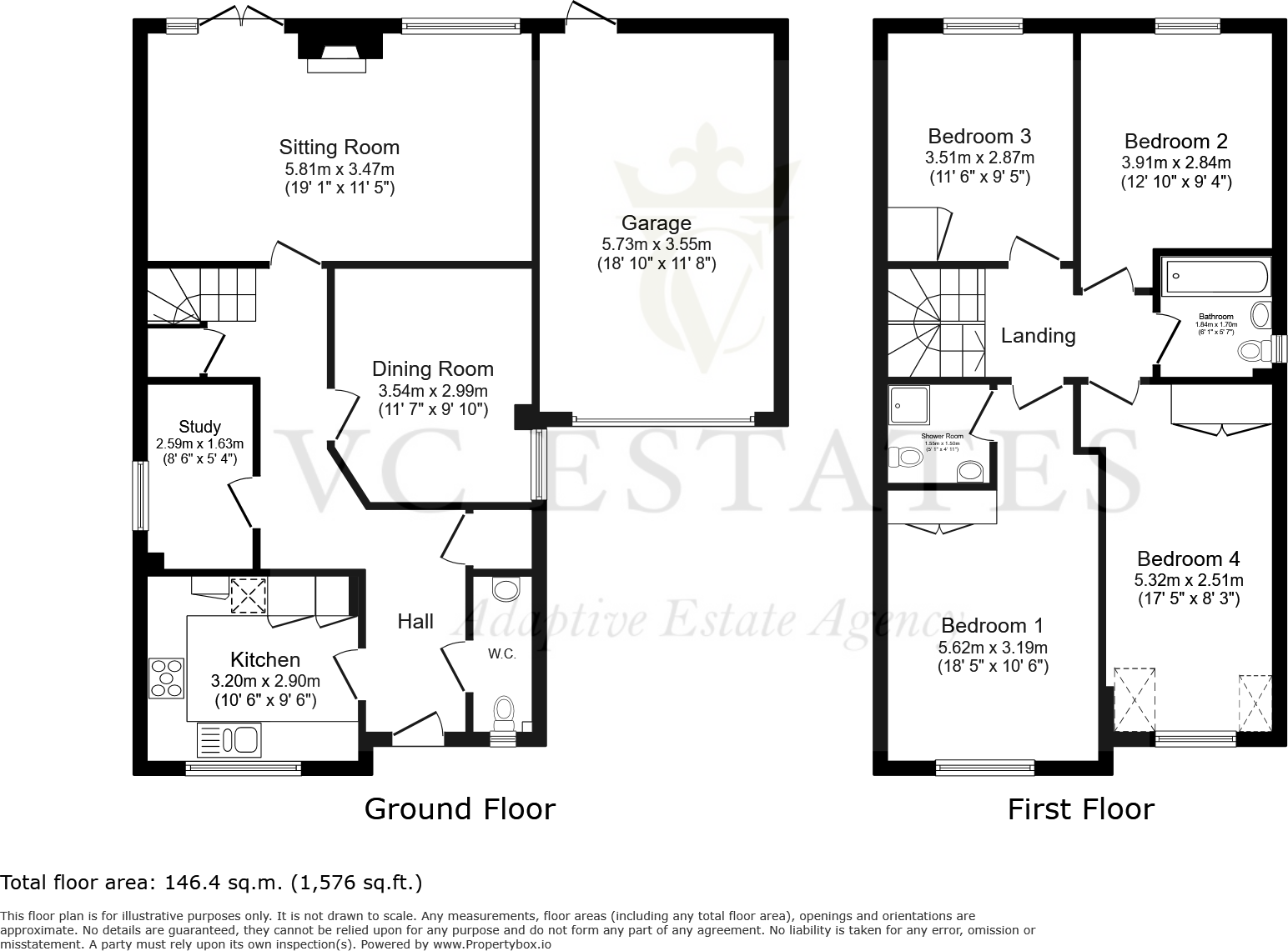 Hunts Close, Colden Common, SO21 floorplan