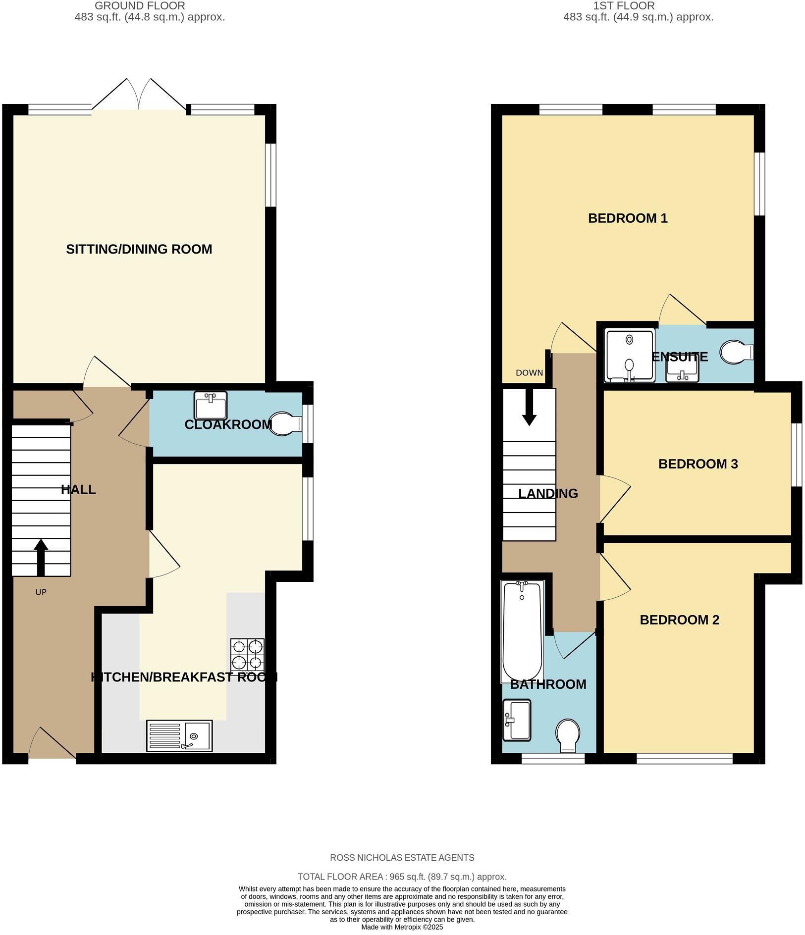 Yew Lane, New Milton, Hampshire. BH25 5BA floorplan