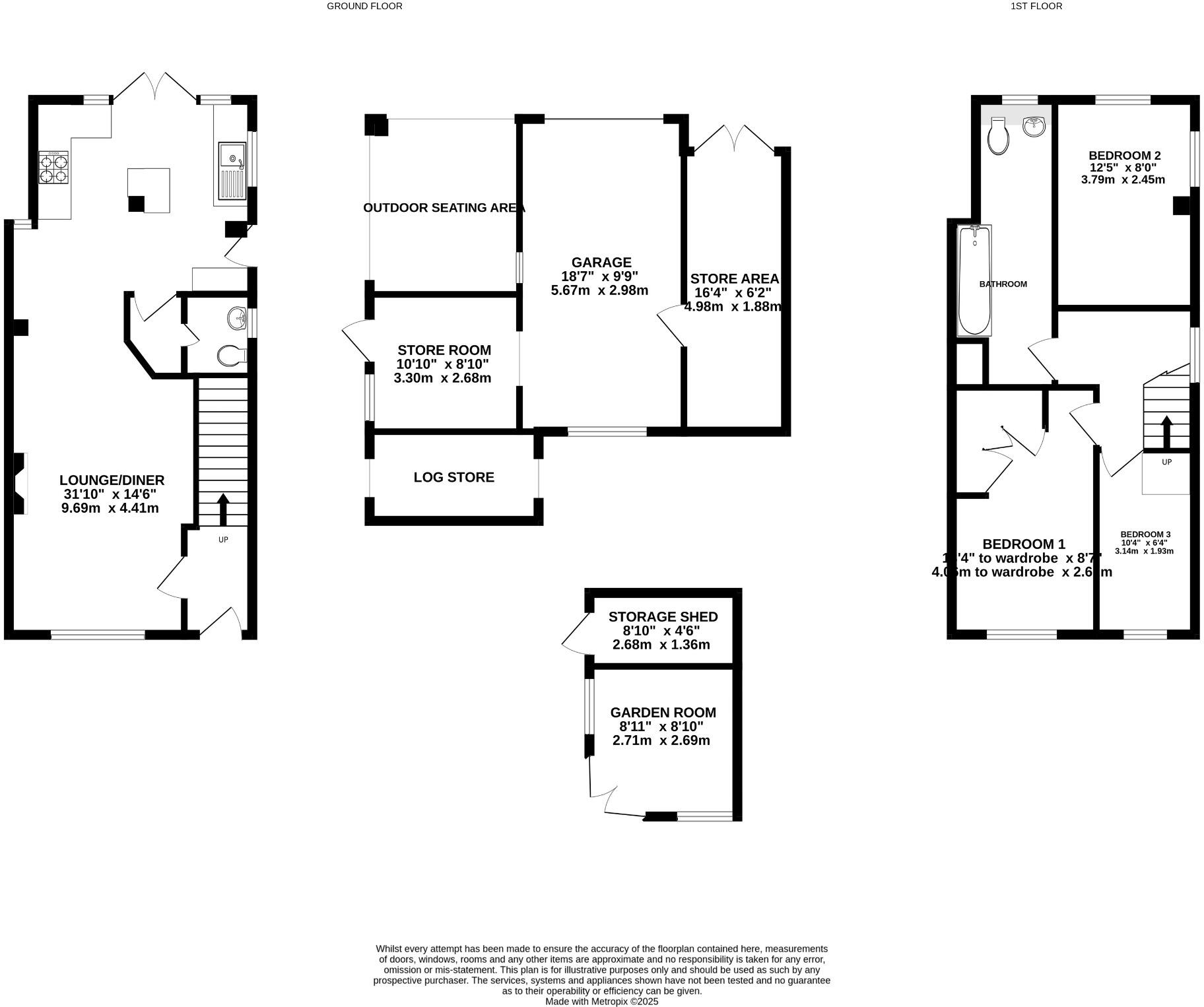 Bonners Close, Woking, Surrey, GU22 9RA floorplan