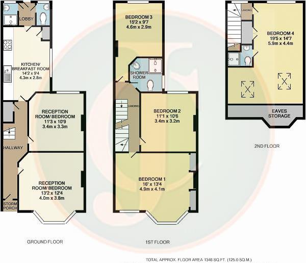 Hathaway Road, Croydon floorplan