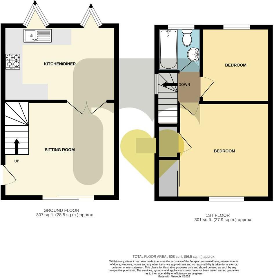 Nelson Drive, Cowes floorplan