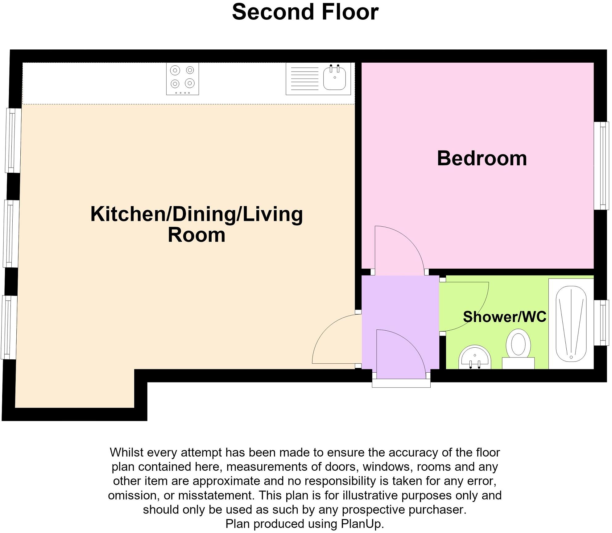 16a The Avenue, Highams Park , London. E4 9LD floorplan