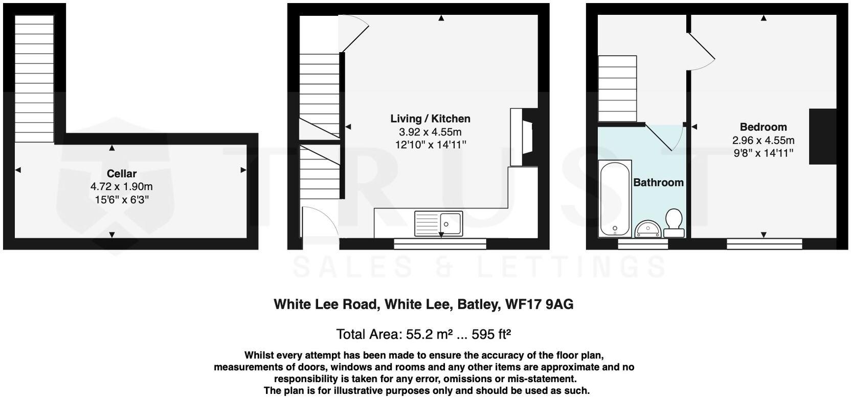 White Lee Road, Batley, WF17 floorplan