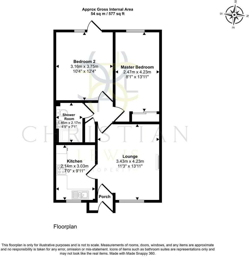 Rushers Close, Pershore floorplan