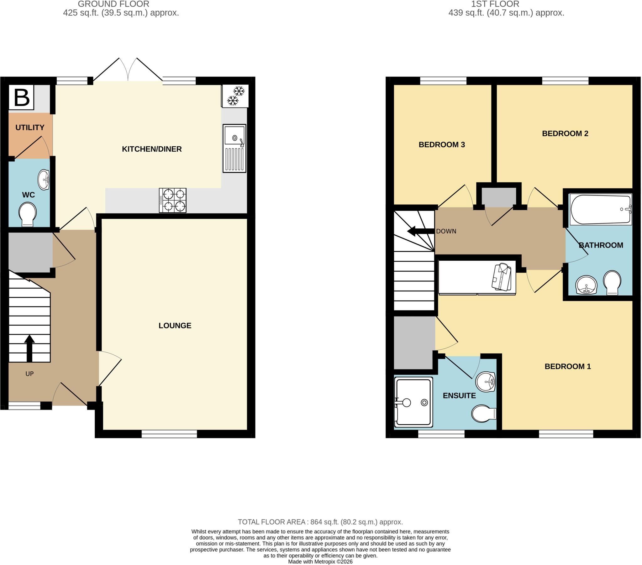 Texel Close, Highbridge, Somerset, TA9 floorplan