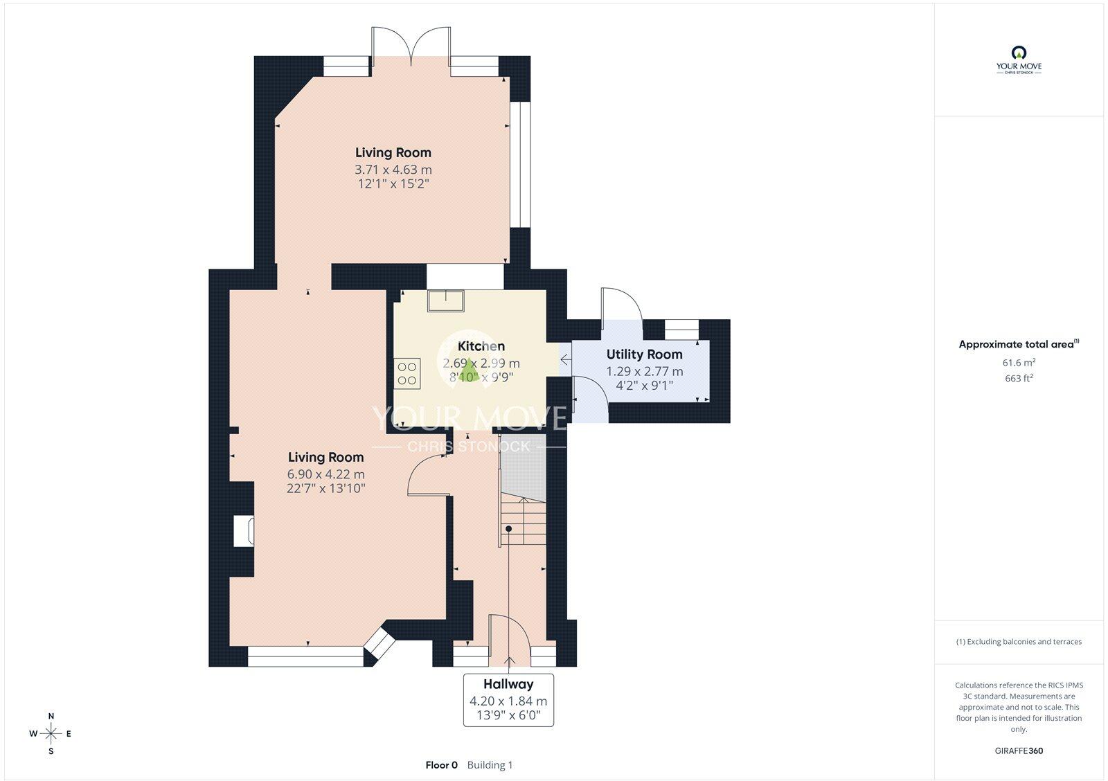 Cromwell Road, Whickham, NE16 floorplan