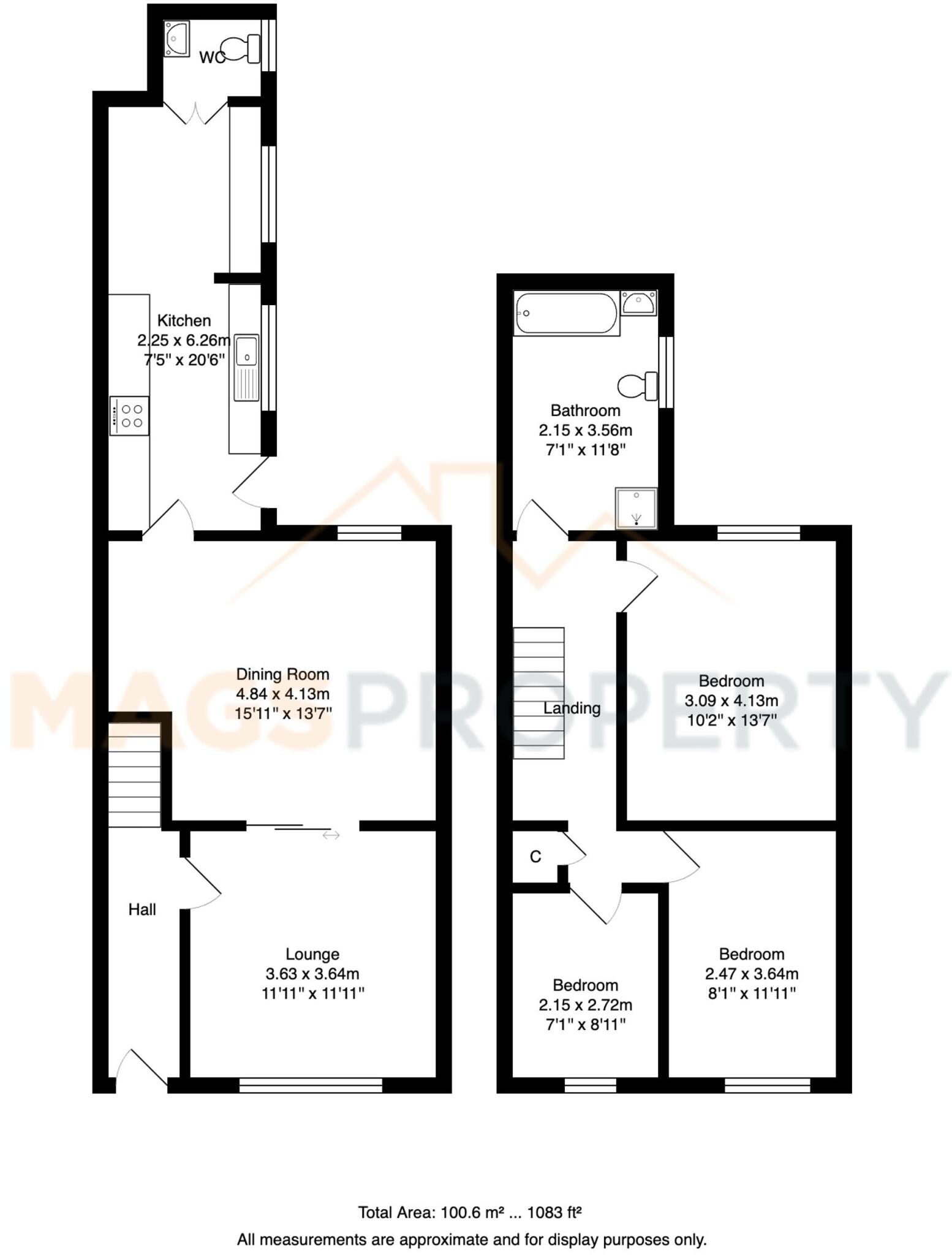Harvey Lane, Golborne, WA3 floorplan