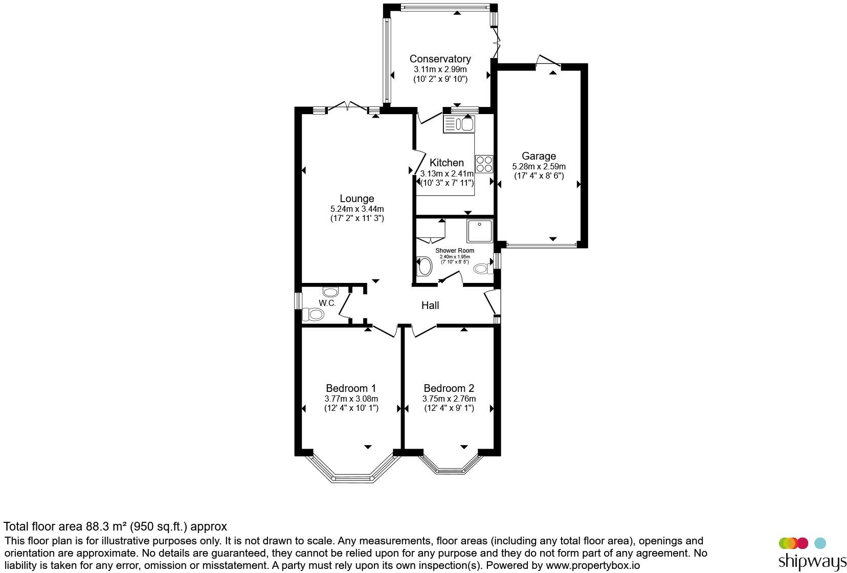 Damson Way, Bewdley floorplan