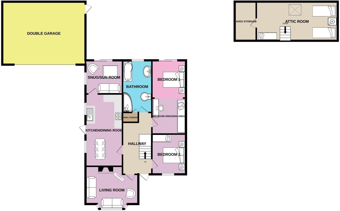 22 Woolavington Hill Woolavington, Woolavington, Bridgwater floorplan