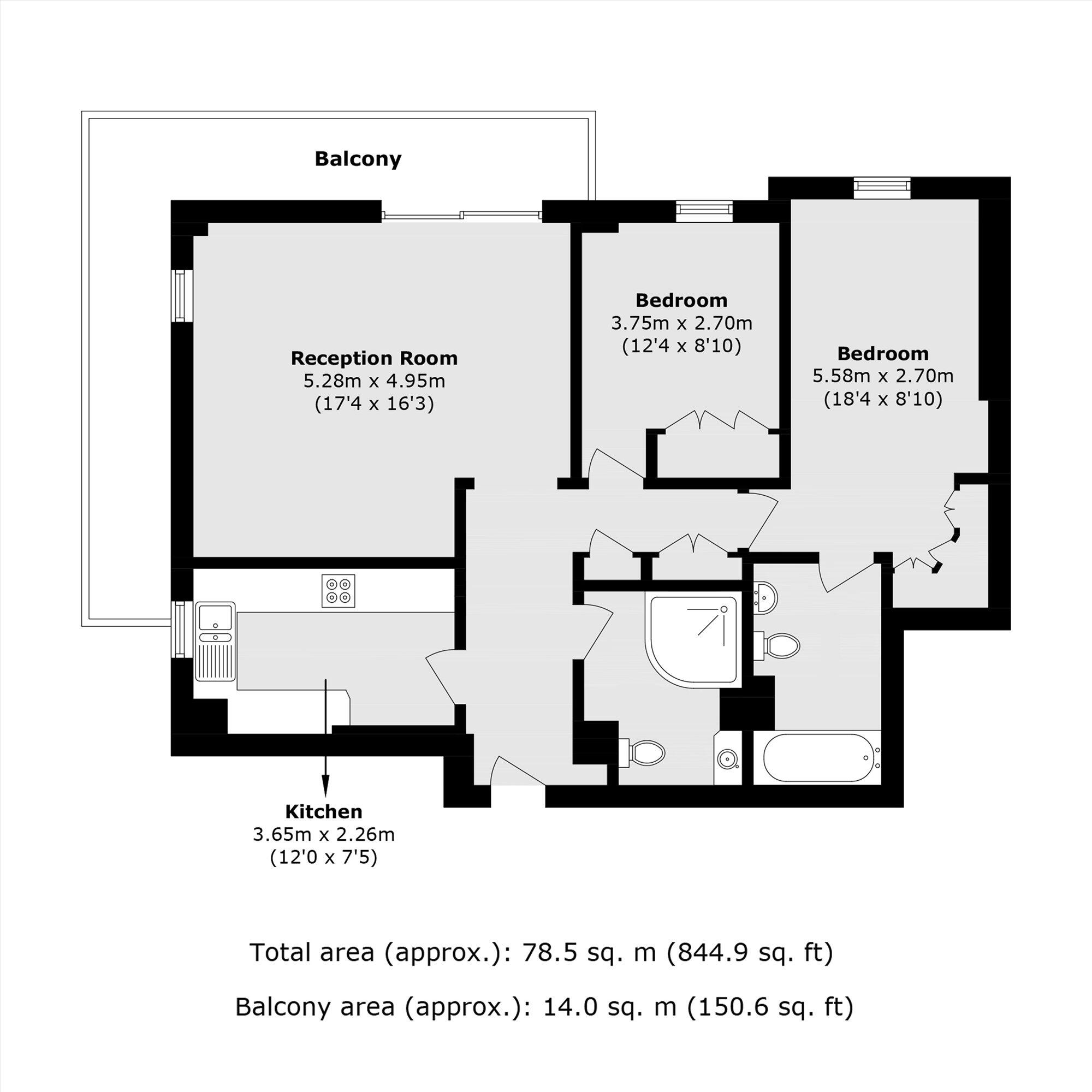 Nine Elms Lane, Nine Elms floorplan