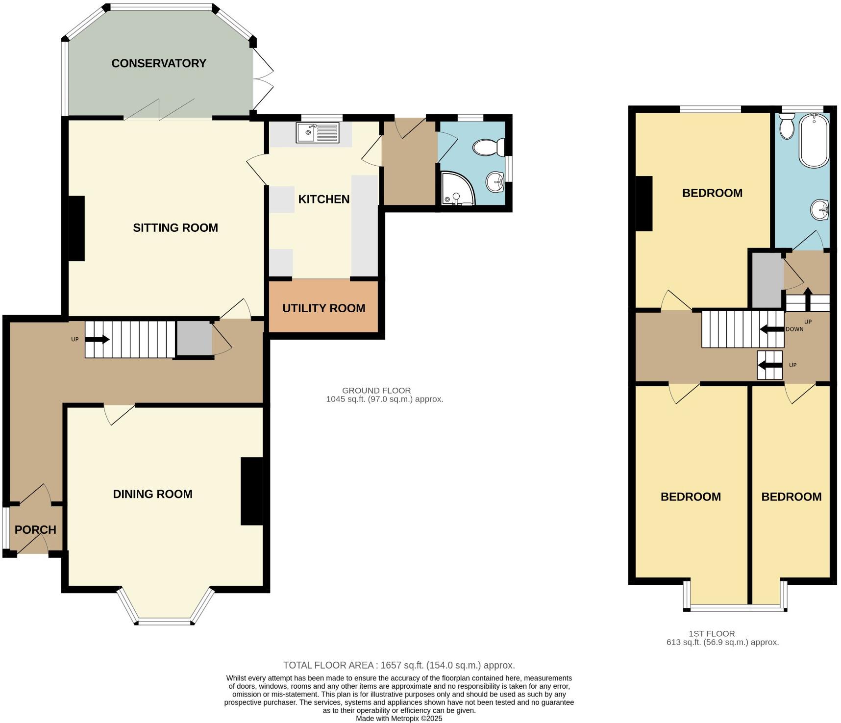 High Park Road, Ryde, Isle Of Wight, PO33 floorplan