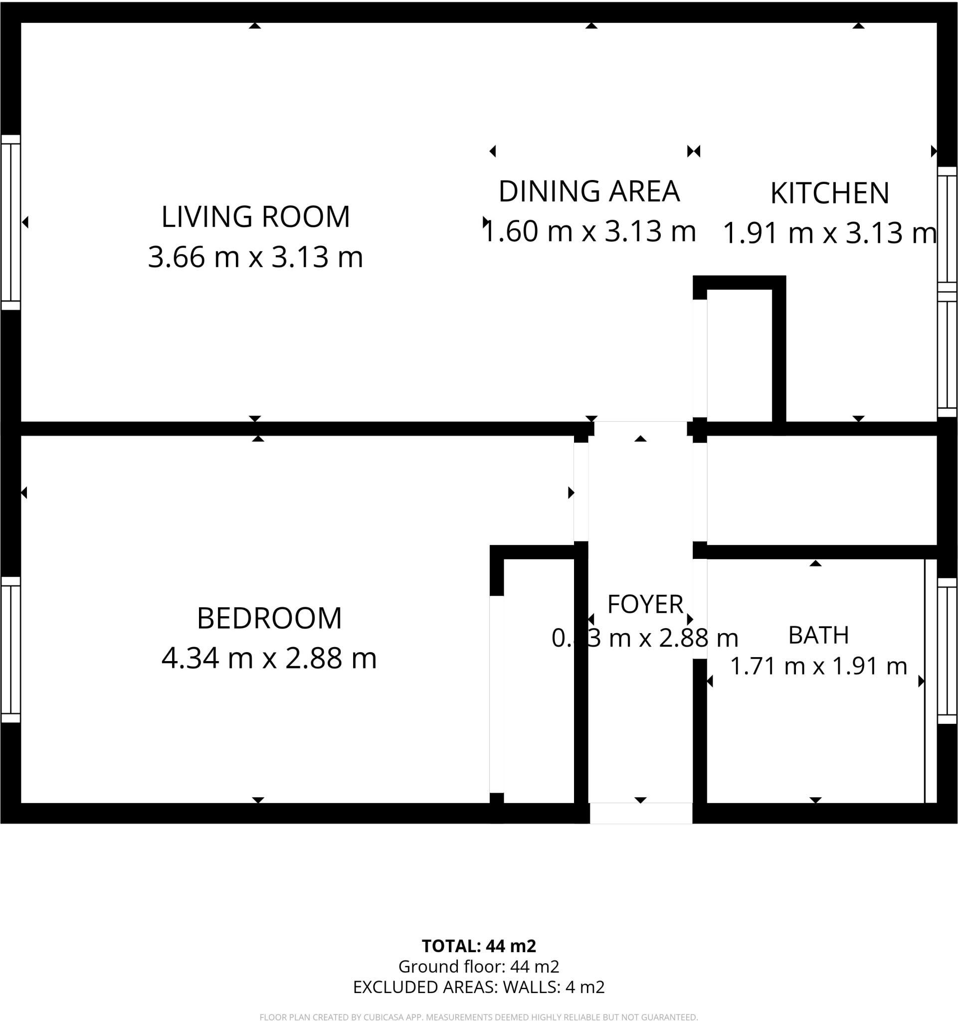 Five Acres, Harlow floorplan