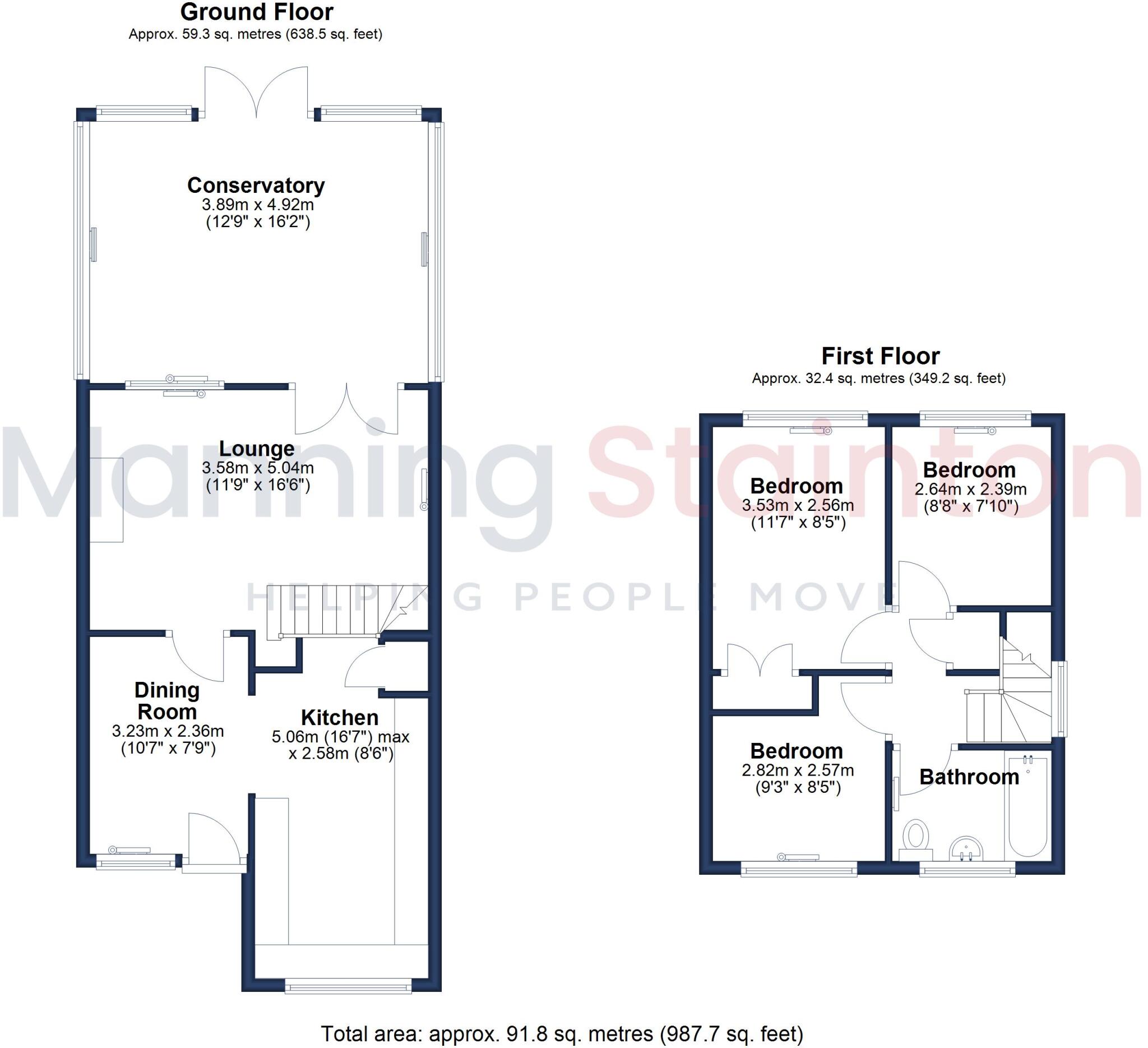 Leasowe Gardens, Leeds, West Yorkshire floorplan