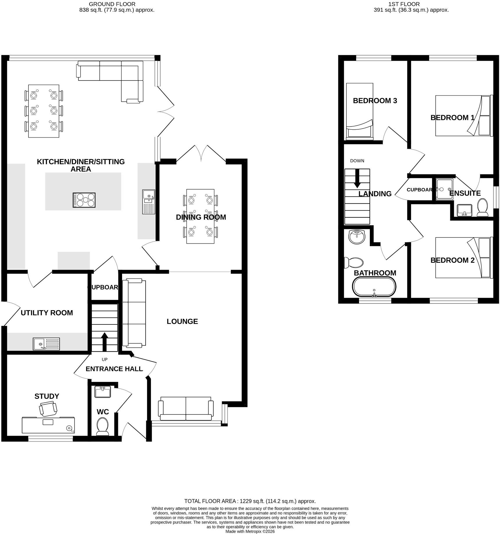 Sark Avenue, Stanney Oaks floorplan