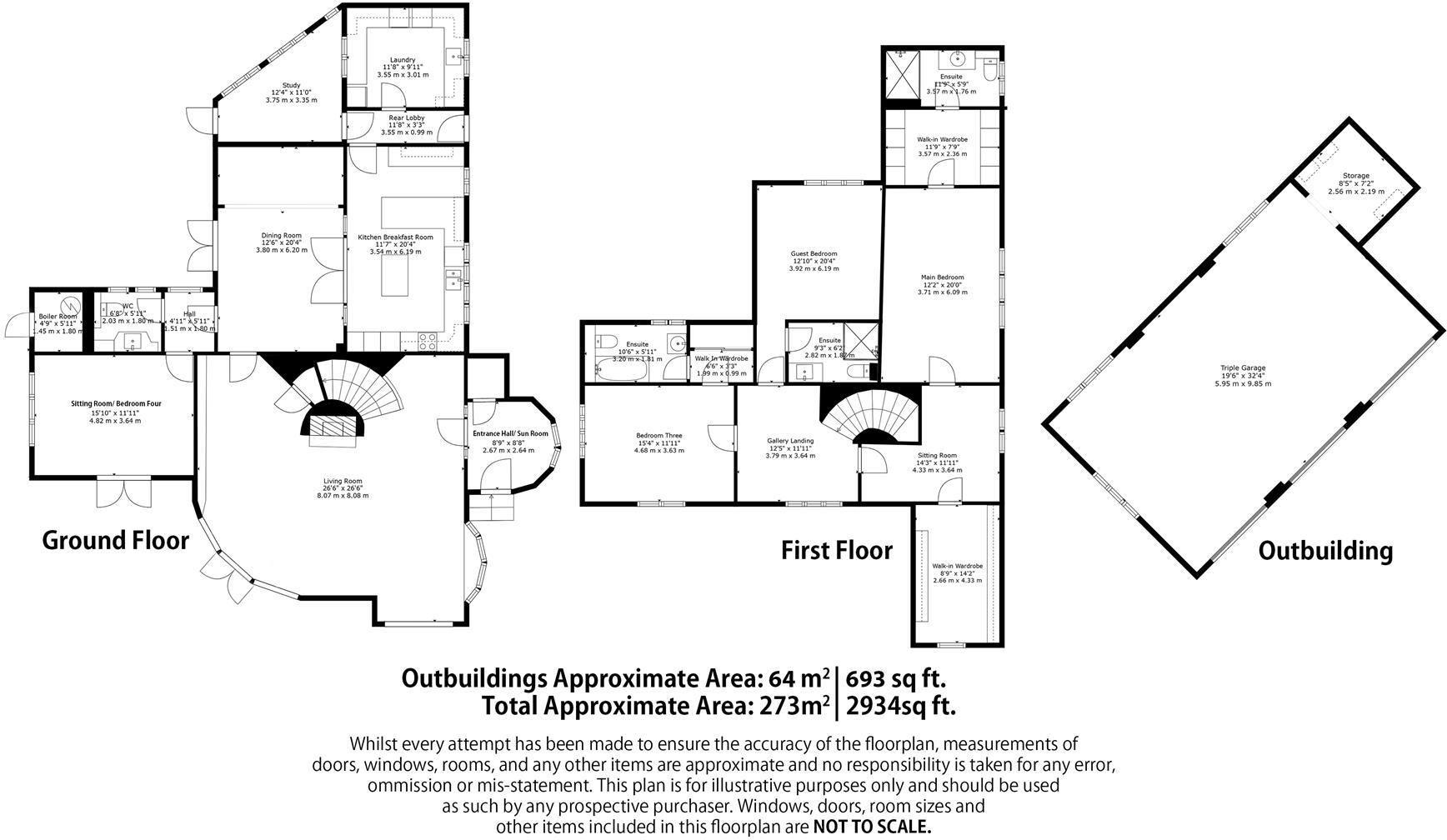Castlecroft, Sheepwash Lane, Wolverley, DY11 5SE floorplan