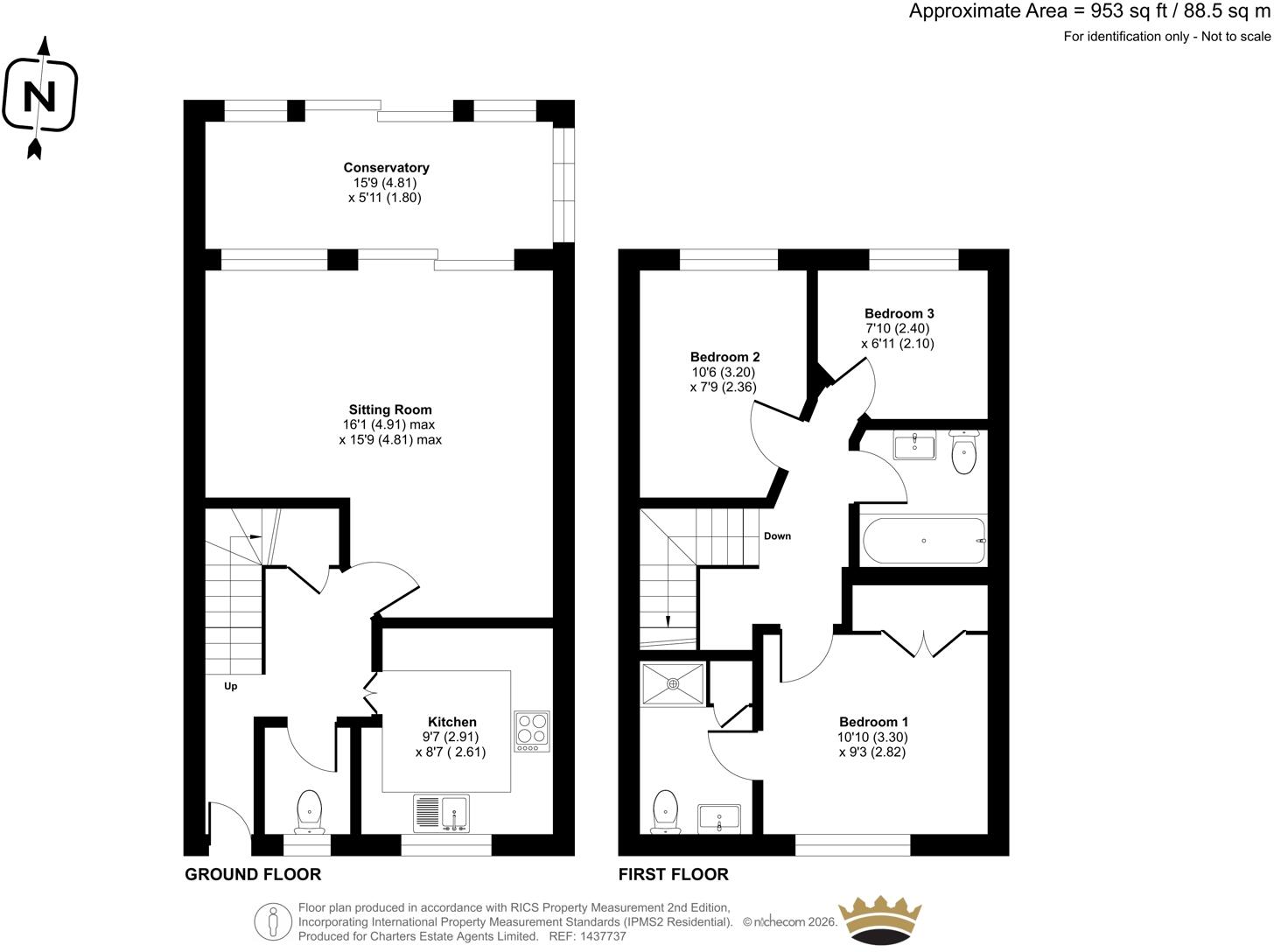 Northlands Road, Banister Park, Southampton, Hampshire, SO15 floorplan