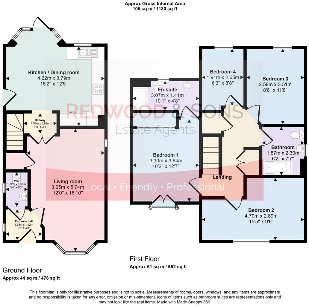 Nightingale Lane, Barnham floorplan