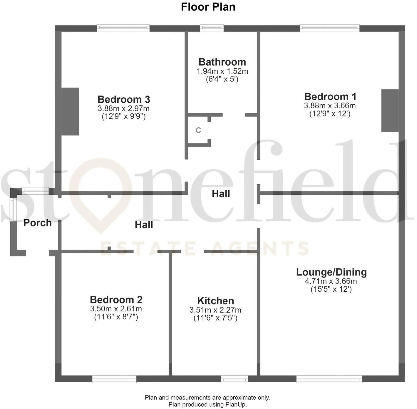 3, Mccall Avenue, Cumnock, KA18 floorplan