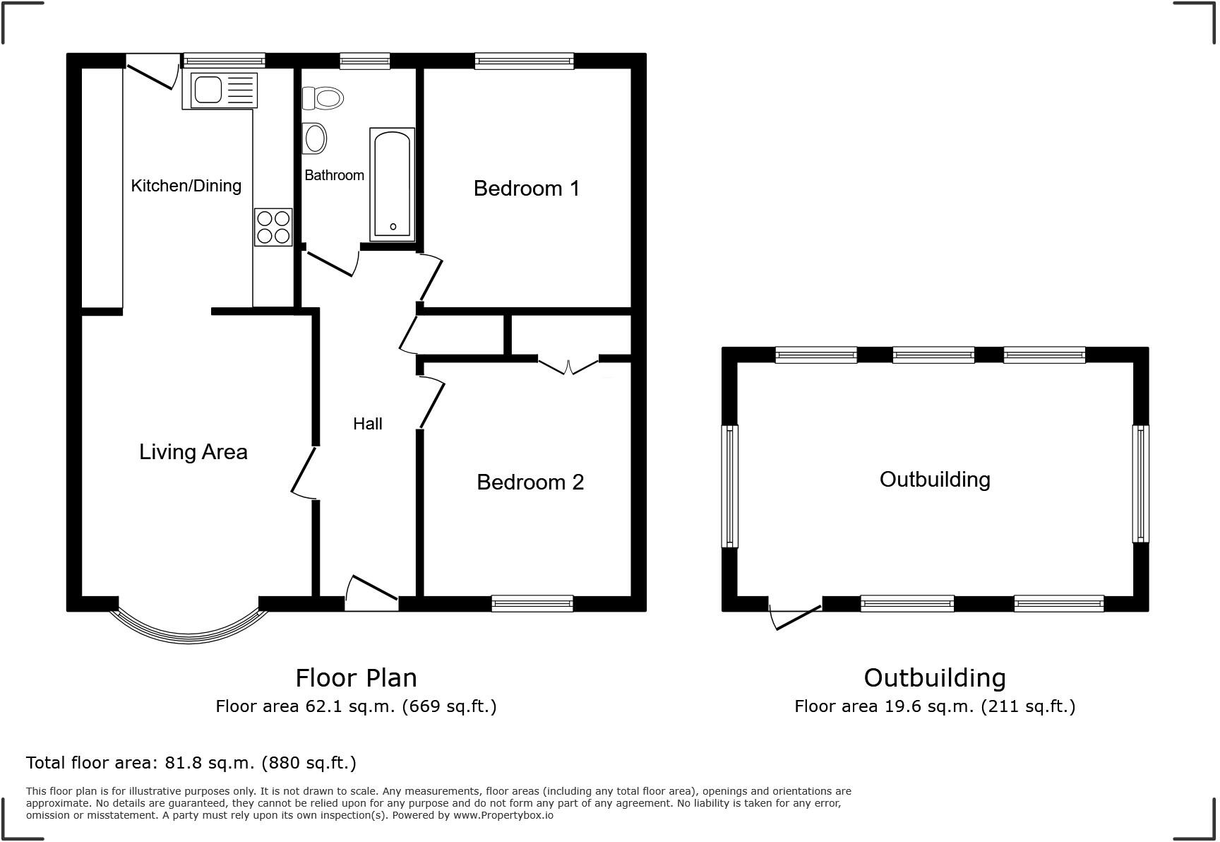 Coles Close, Freshwater, Isle of Wight floorplan