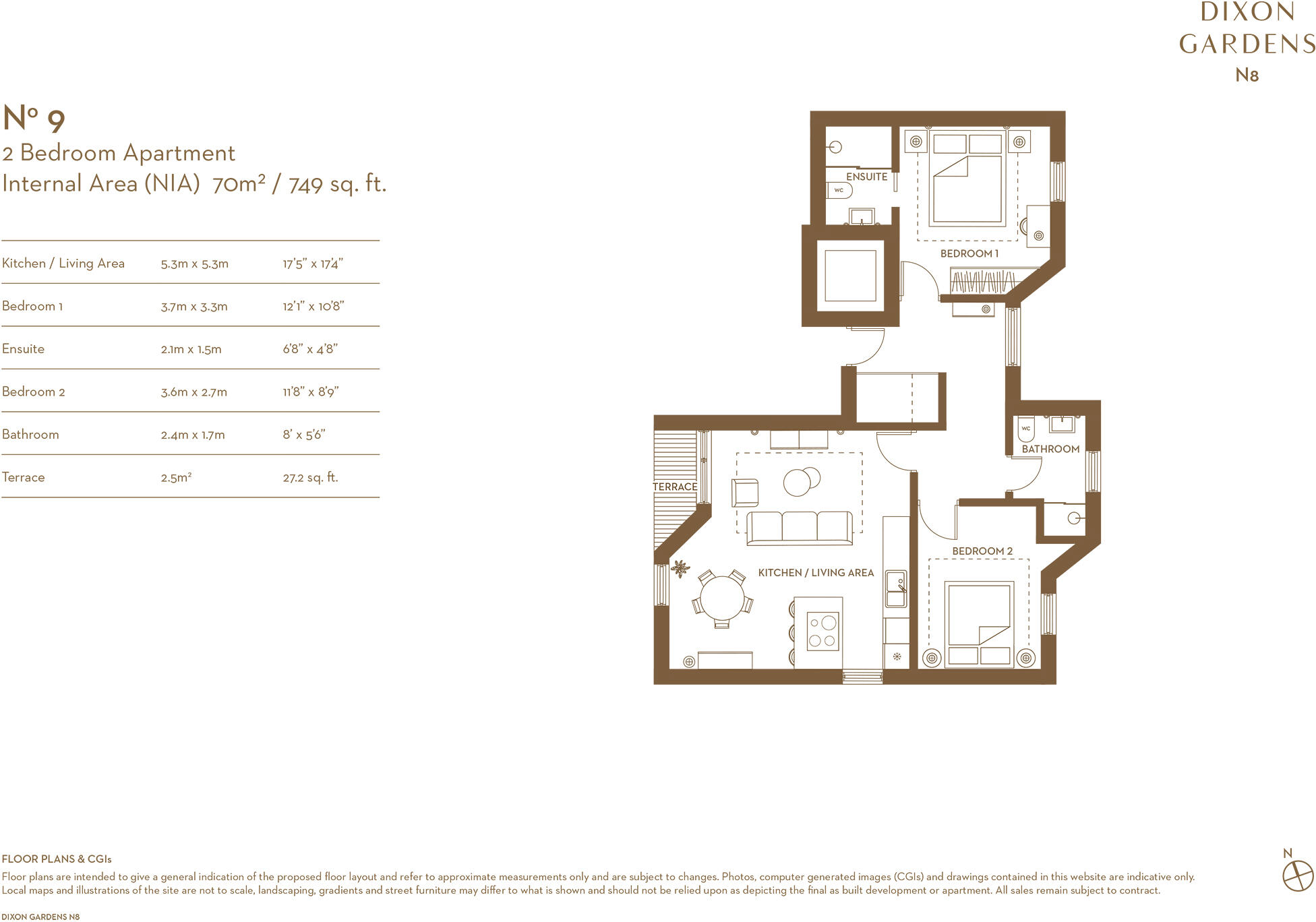Dixon House, Tottenham Lane, N8  floorplan