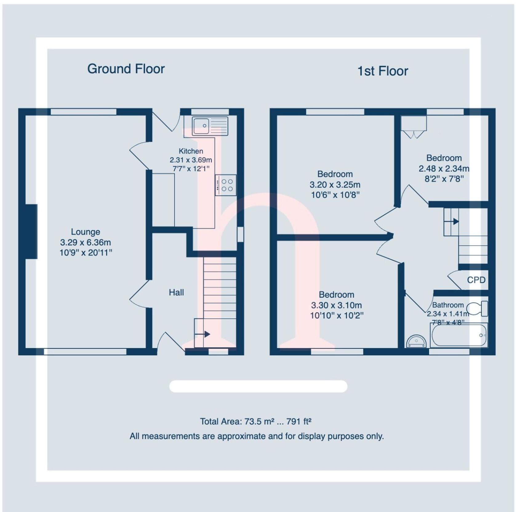 Fairway Crescent, Wirral, CH62 floorplan