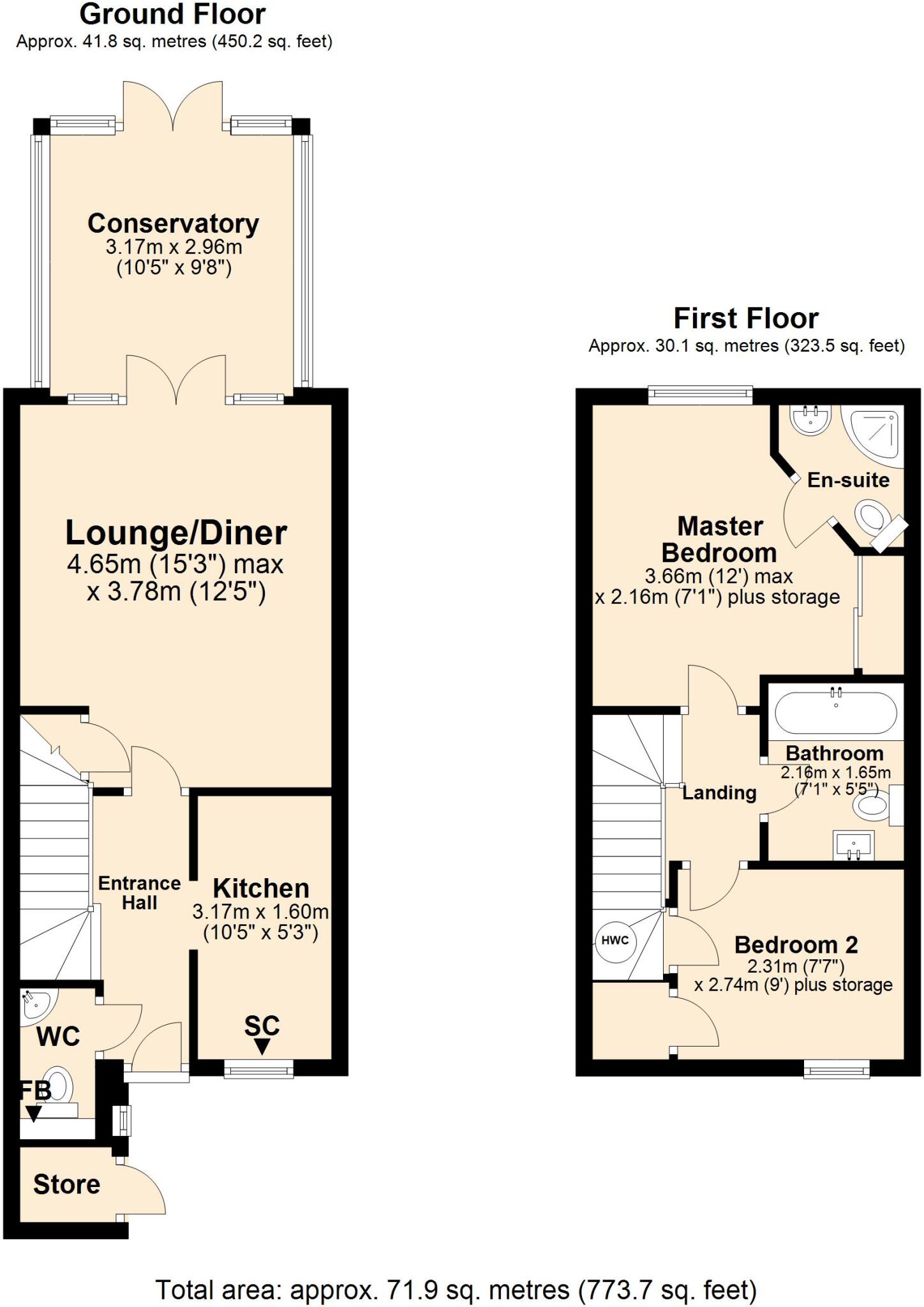 Copenhagen Walk, Toftwood, Dereham, NR19 floorplan