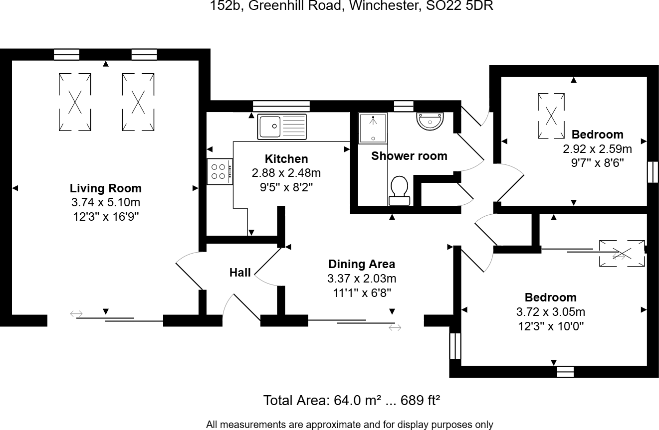 Fulflood, Winchester floorplan