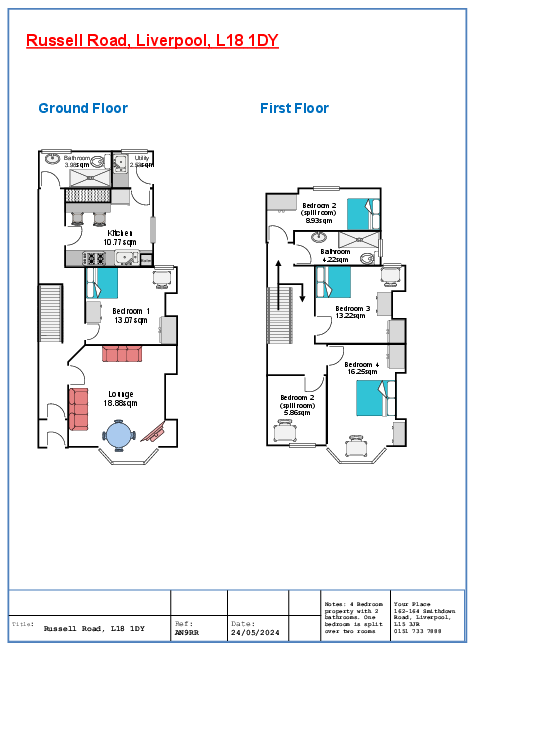 Russell Road, Mossley Hill, Liverpool floorplan