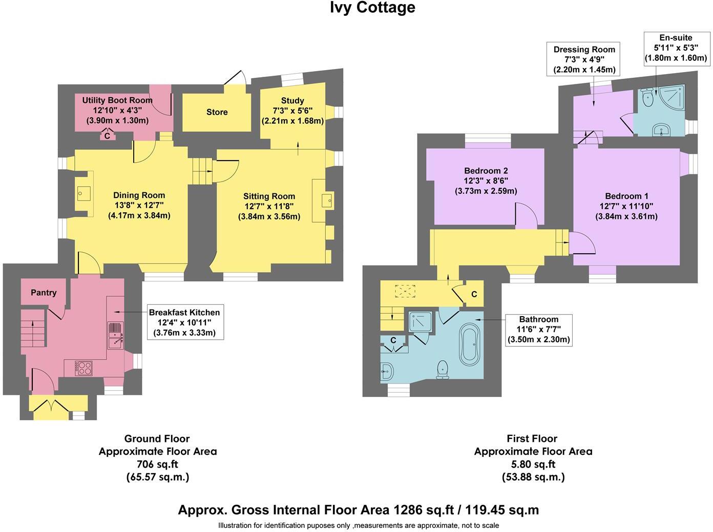 Alma Road, Tideswell, Buxton floorplan