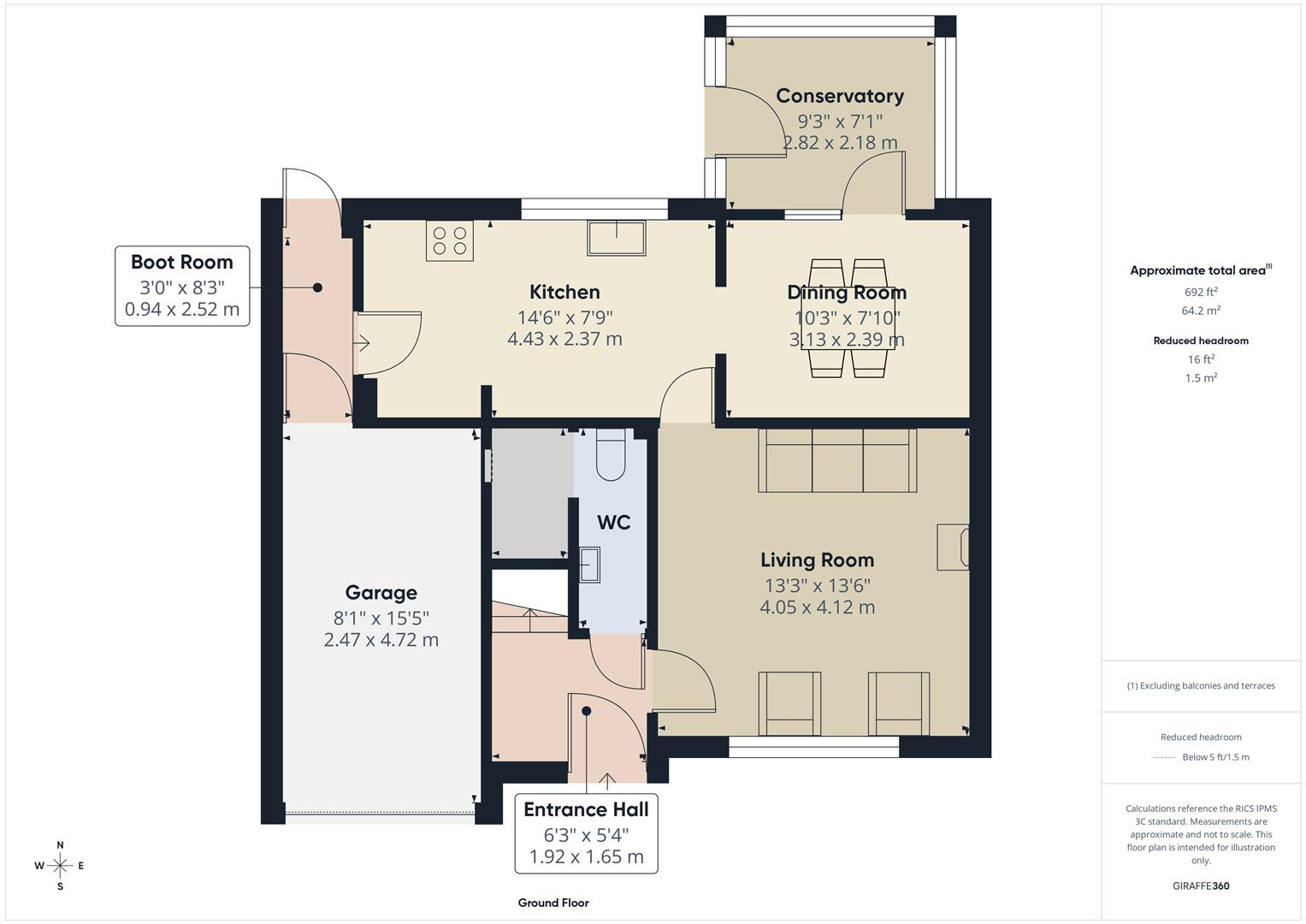 Wyre Hill, Bewdley floorplan